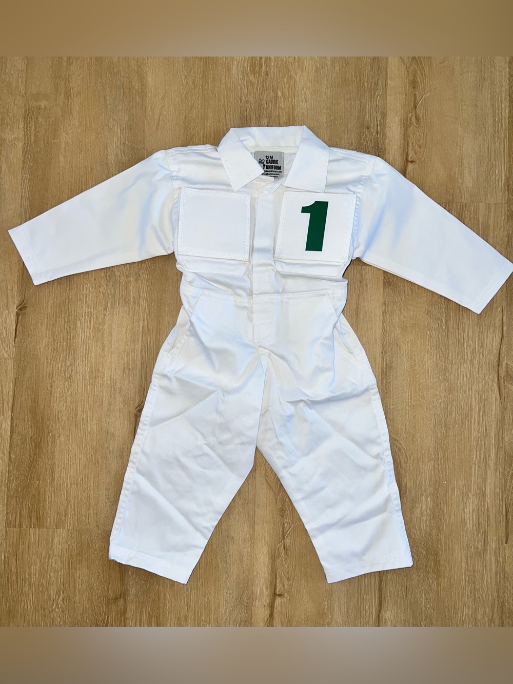 White Kids's Caddie Uniform